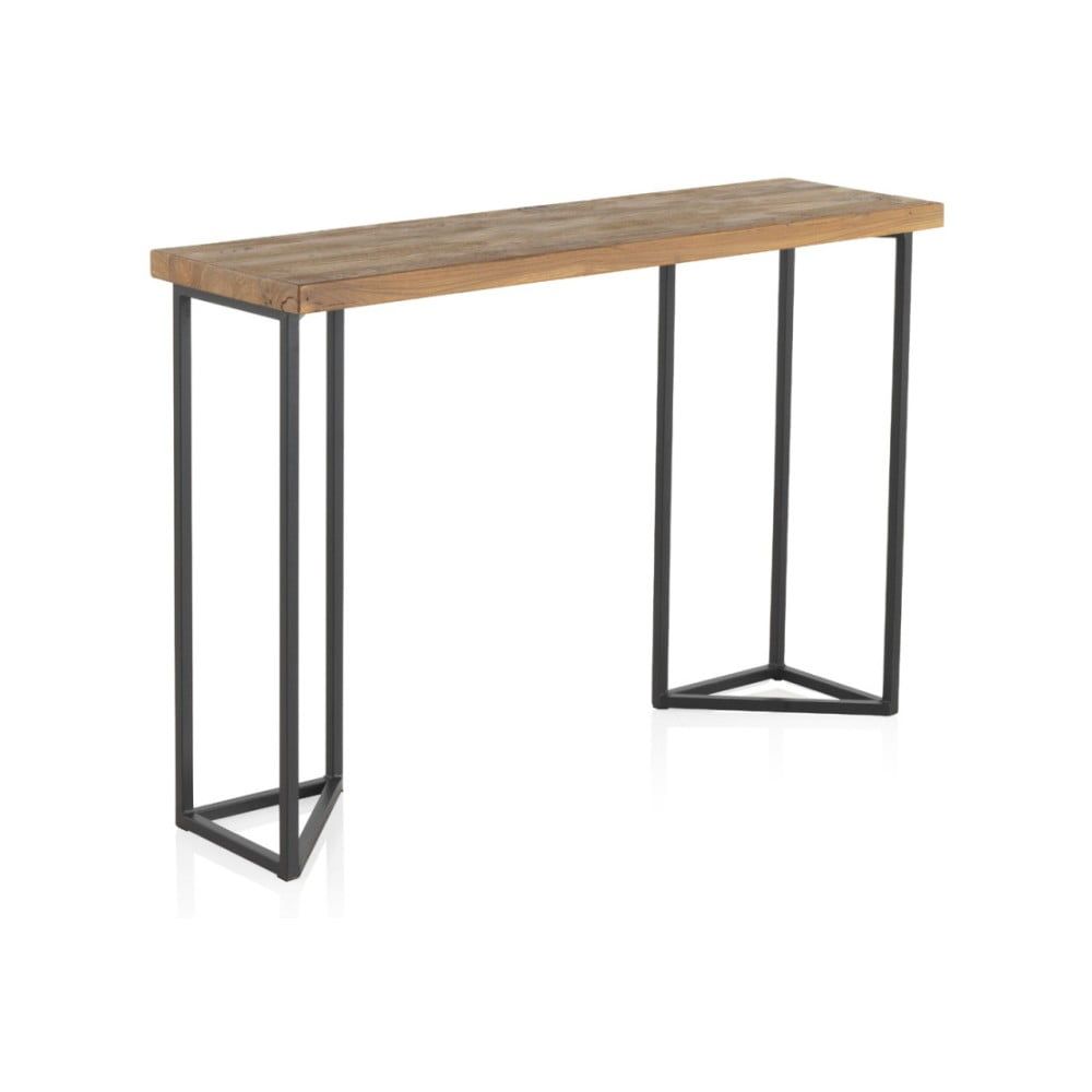 Konzolový stolík s doskou z brestového dreva Geese Lorena, výška 83 cm - Bonami.sk