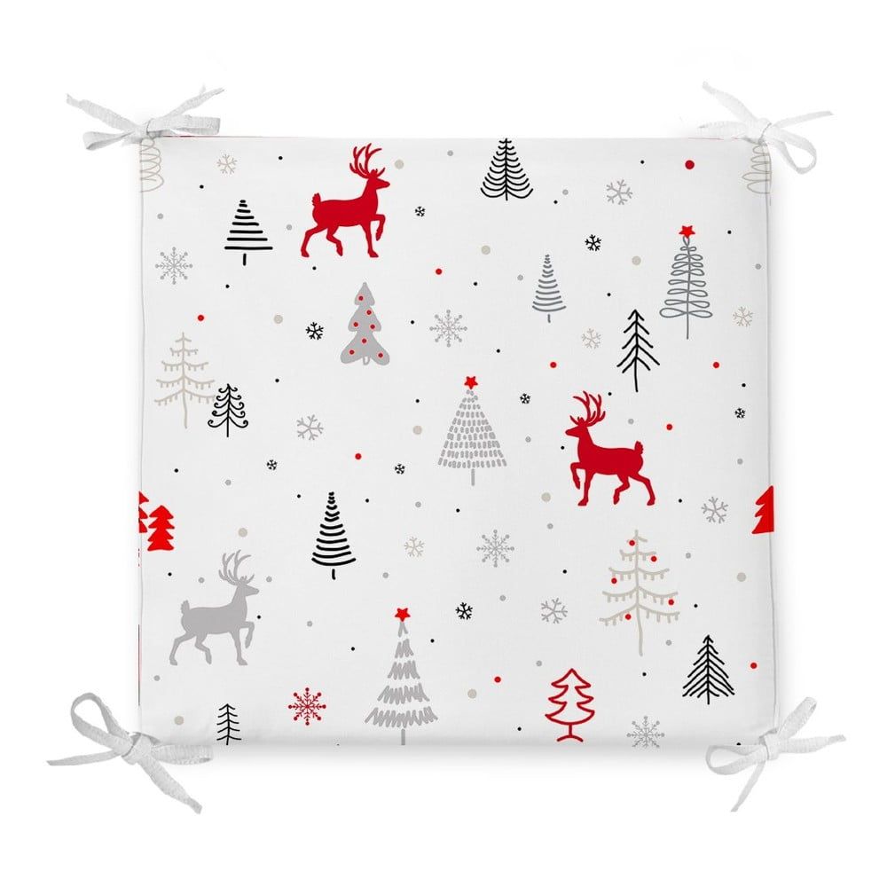 Vianočný sedák s prímesou bavlny Minimalist Cushion Covers Nordic Holiday, 42 x 42 cm - Bonami.sk