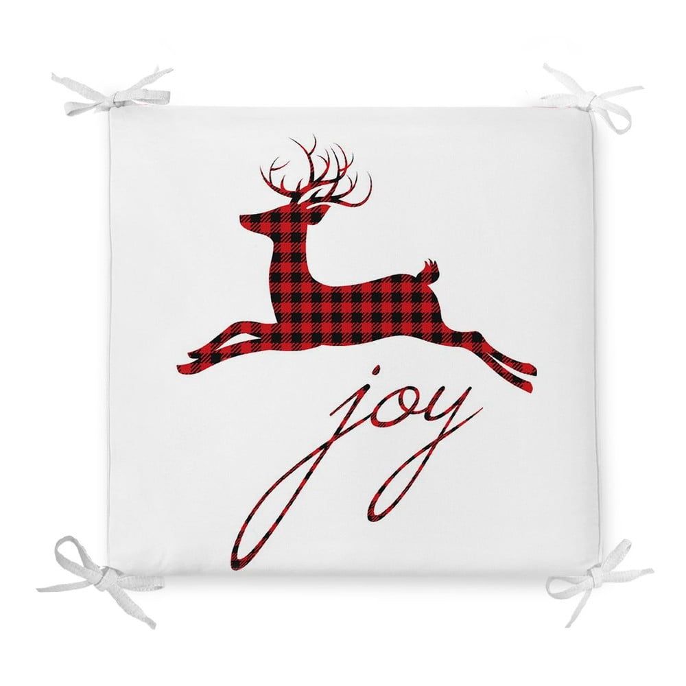 Vianočný sedák s prímesou bavlny Minimalist Cushion Covers Joy, 42 x 42 cm - Bonami.sk