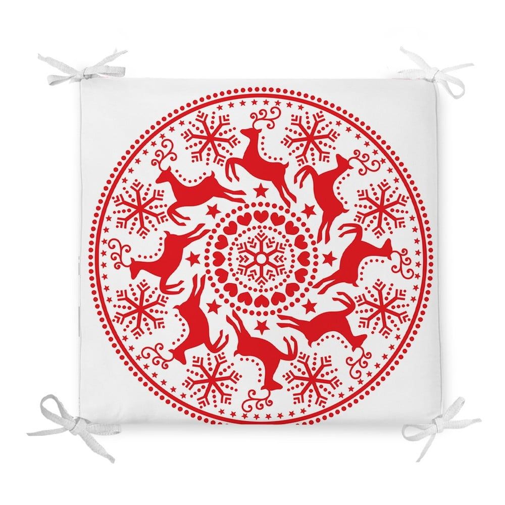 Vianočný sedák s prímesou bavlny Minimalist Cushion Covers Mandala, 42 x 42 cm - Bonami.sk