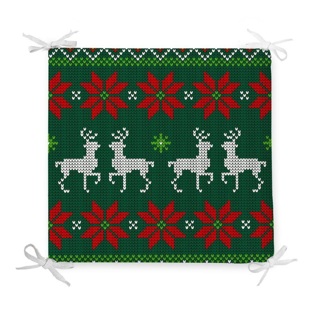 Vianočný sedák s prímesou bavlny Minimalist Cushion Covers Holly, 42 x 42 cm - Bonami.sk