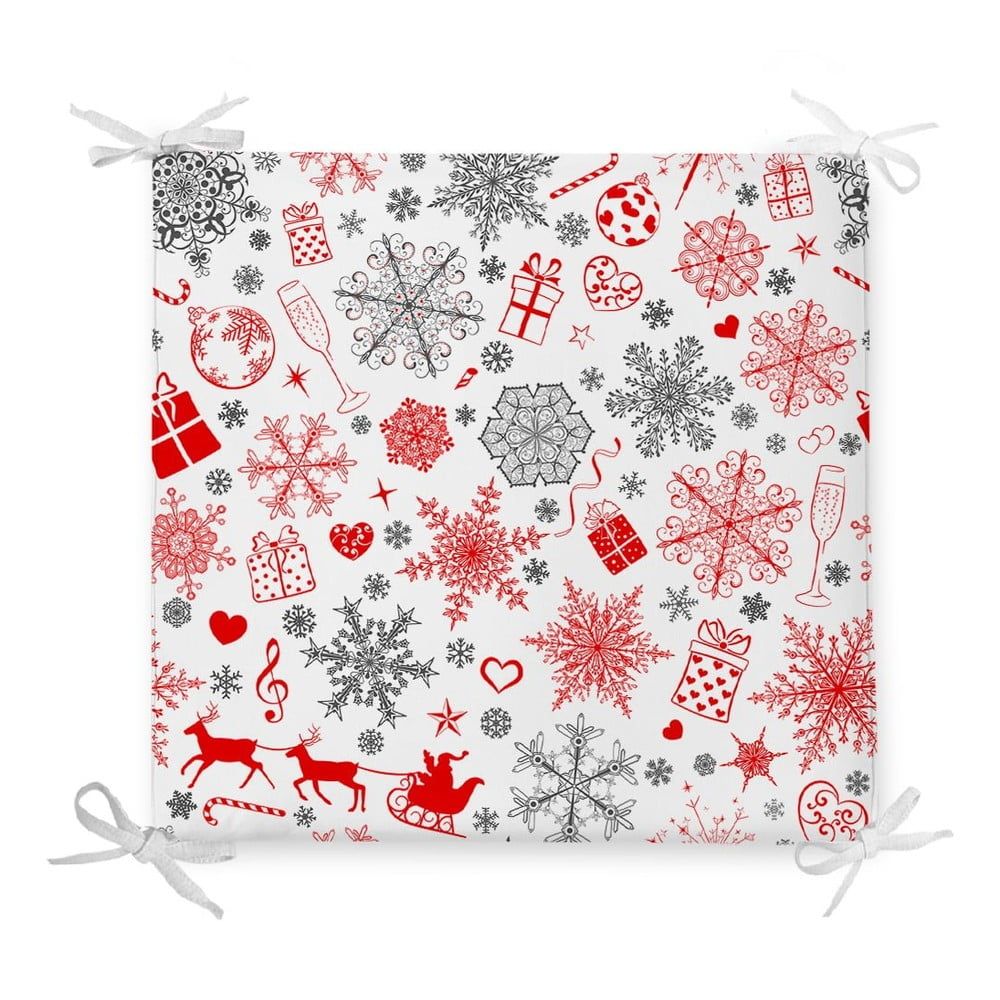 Vianočný sedák s prímesou bavlny Minimalist Cushion Covers Ornaments, 42 x 42 cm - Bonami.sk