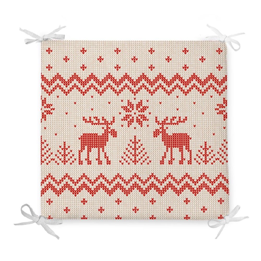 Vianočný sedák s prímesou bavlny Minimalist Cushion Covers Merry Christmas, 42 x 42 cm - Bonami.sk