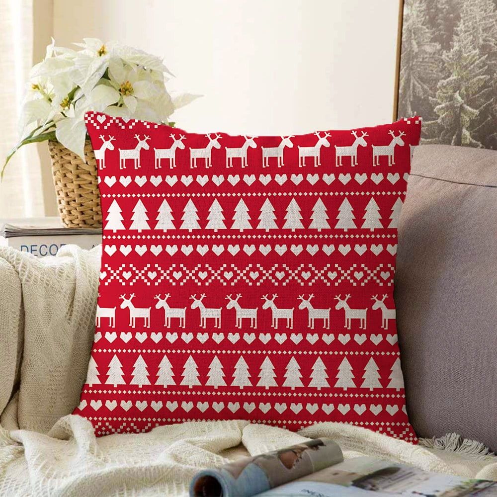 Vianočná žinylková obliečka na vankúš Minimalist Cushion Covers Merry Christmas, 55 x 55 cm - Bonami.sk