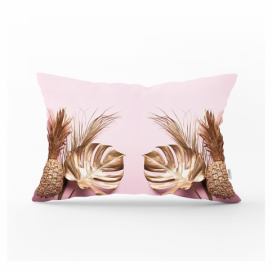 Dekoratívna obliečka na vankúš Minimalist Cushion Covers Gold Pineapple, 35 x 55 cm
