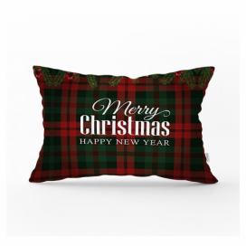 Vianočná obliečka na vankúš Minimalist Cushion Covers Tartan, 35 x 55 cm