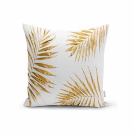 Obliečka na vankúš Minimalist Cushion Covers Gold Leaves, 42 x 42 cm