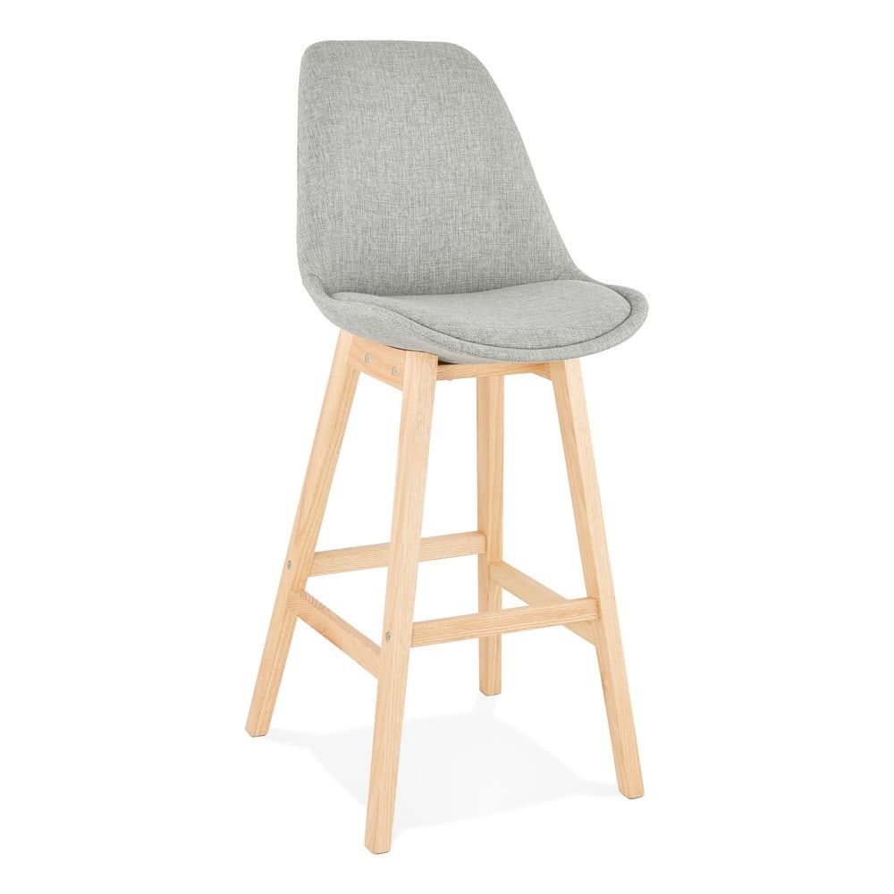 Sivá barová stolička Kokoon QOOP, výška sedu 75 cm - Bonami.sk