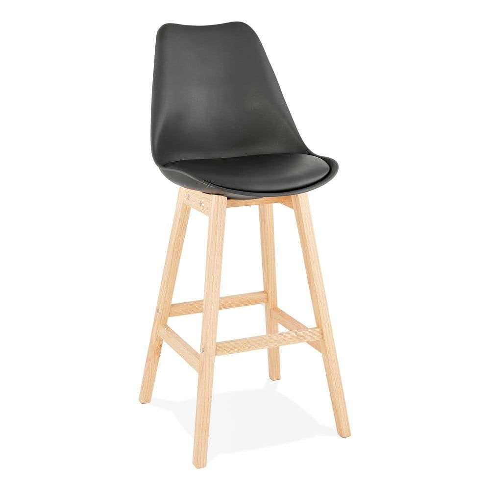 Hnedá barová stolička Kokoon Janie, výška sedu 75 cm - Bonami.sk