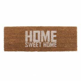 Rohožka s bielym nápisom PT LIVING Home Sweet Coir, 75 × 26 cm