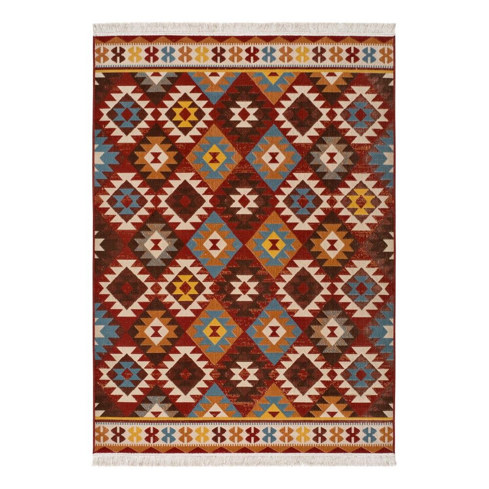 Červený koberec Universal Caucas Ethnic, 80 x 150 cm - Bonami.sk