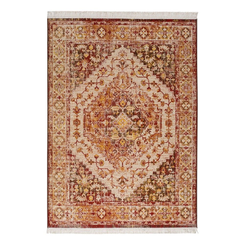 Oranžový koberec Universal Caucas Multi, 80 x 150 cm - Bonami.sk