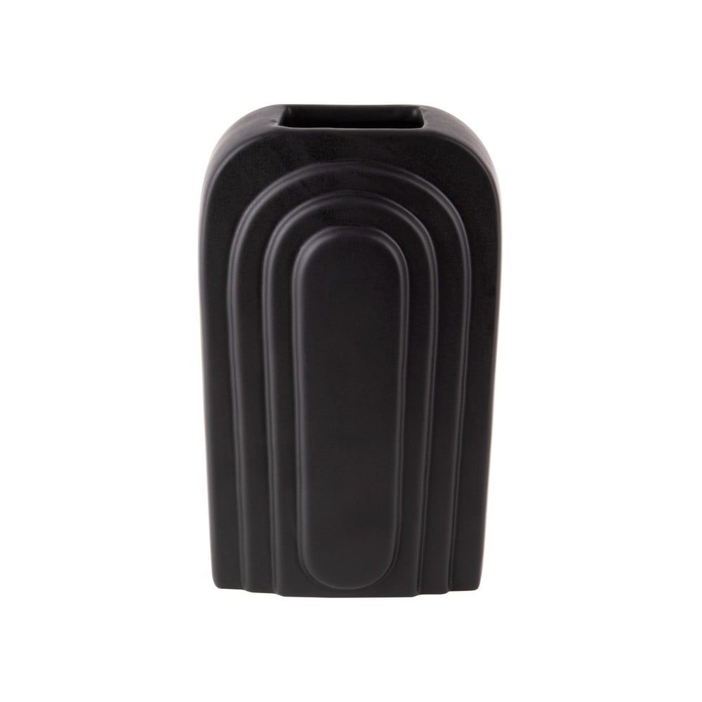Čierna keramická váza PT LIVING Arc, výška 27 cm - Bonami.sk
