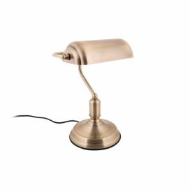 Stolová lampa v zlatej farbe Leitmotiv Bank