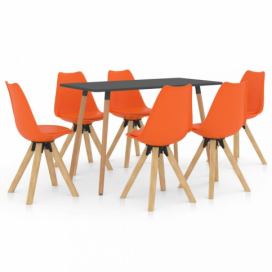 Jedálenské stoly a sety Oranžové