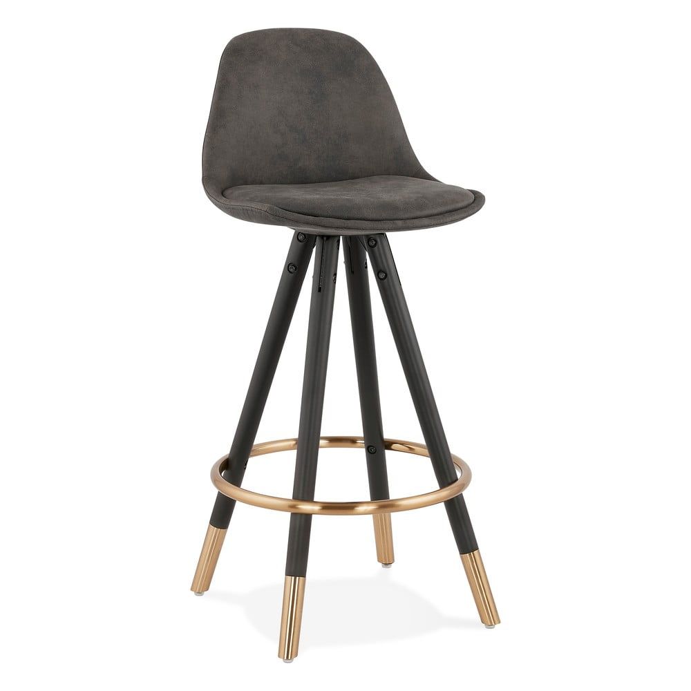 Sivá barová stolička Kokoon Bruce Mini, výška sedenia 65 cm - Bonami.sk