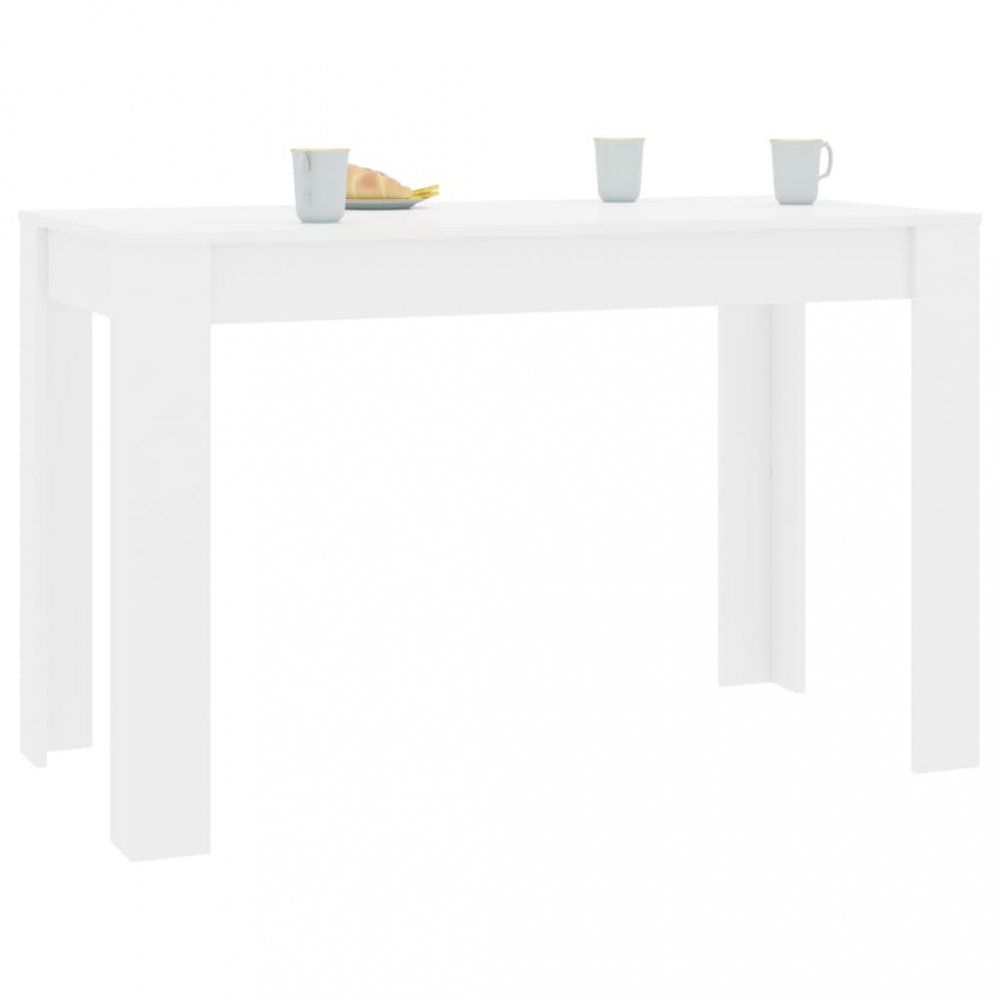 Jedálenský stôl 120x60 cm Dekorhome Biela lesk - dekorhome.sk