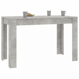 Jedálenský stôl 120x60 cm Dekorhome Betón