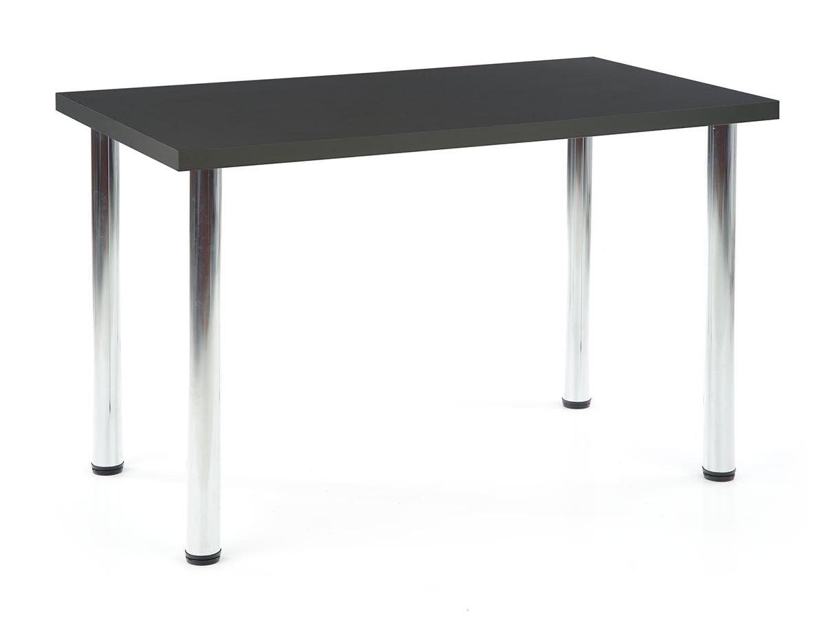 Jedálenský stôl Modex 120 - antracit / chróm - nabbi.sk