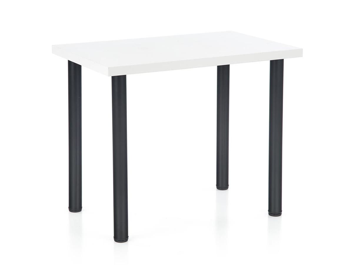 Jedálenský stôl Modex 2 90 - biela / čierna - nabbi.sk