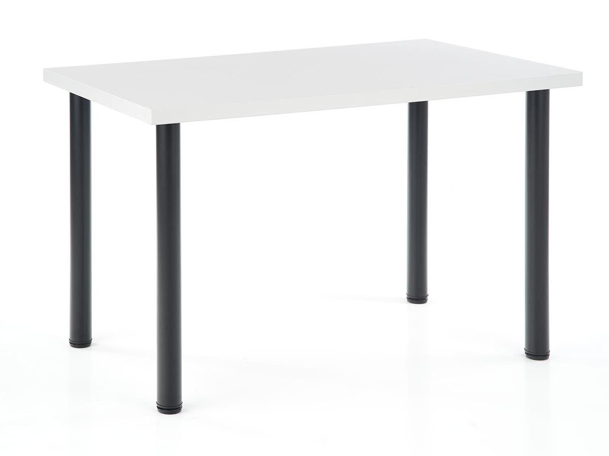 Jedálenský stôl Modex 2 120 - biela / čierna - nabbi.sk
