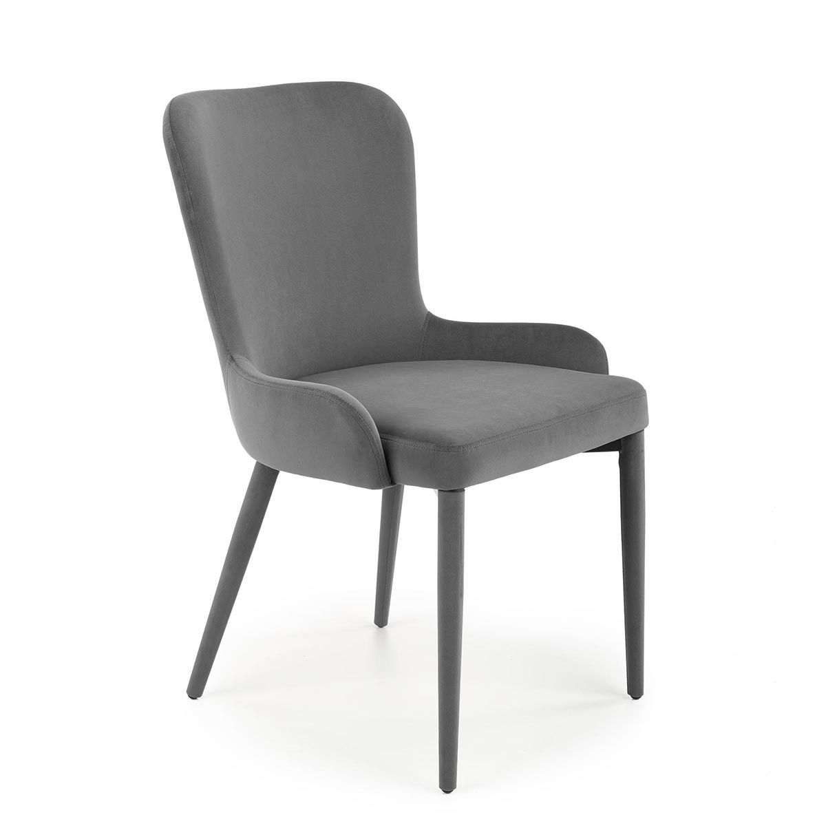 Jedálenská stolička K425 - sivá / čierna - nabbi.sk