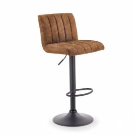 Barová stolička H-89 - hnedá / čierna