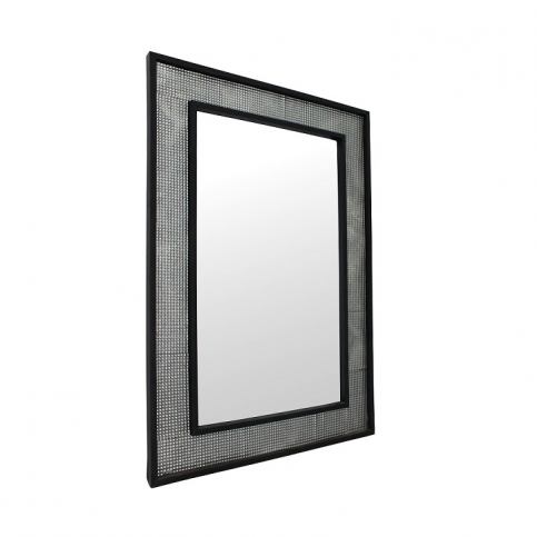 Zrkadlo na stenu Elison Typ 9 - strieborná / čierna nabbi.sk