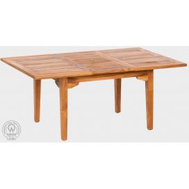 DEOKORK Záhradný stôl obdĺžnikový ELEGANTE (rôzne dĺžky) 130/180x100 cm