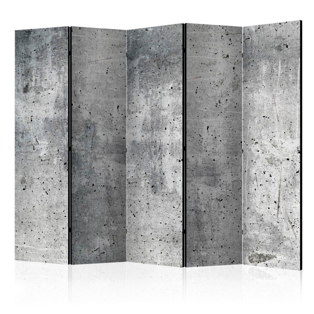 Paraván Fresh Concrete Dekorhome 225x172 cm (5-dielny) - dekorhome.sk
