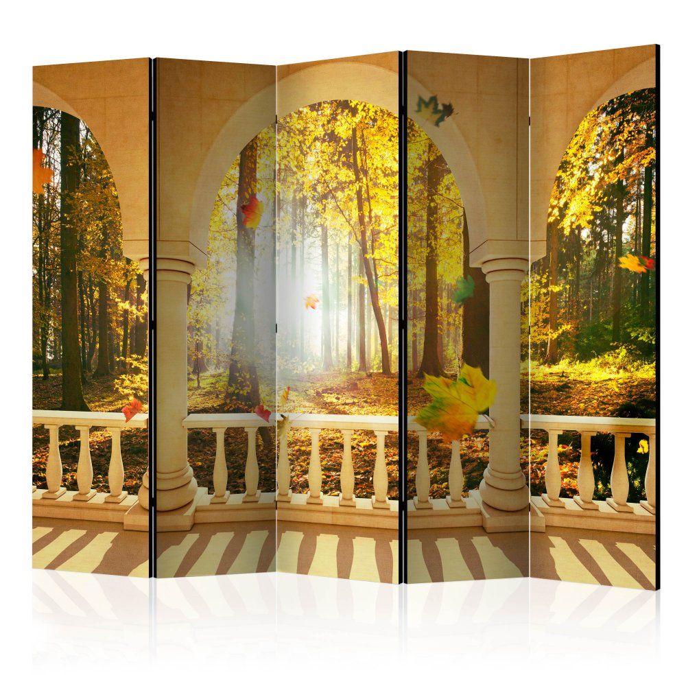 Paraván Dream About Autumnal Forest Dekorhome 225x172 cm (5-dielny) - dekorhome.sk