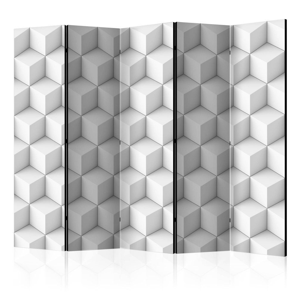 Paraván Cube Dekorhome 225x172 cm (5-dielny) - dekorhome.sk