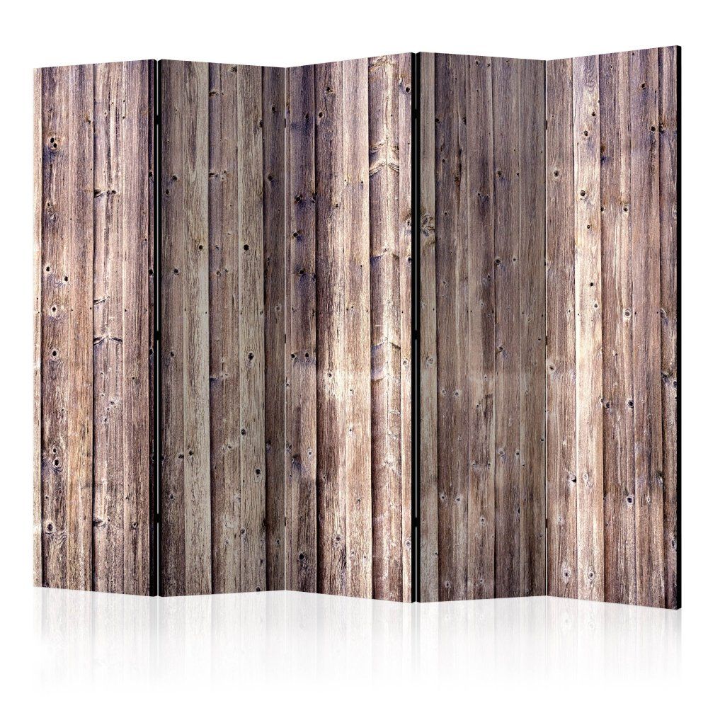 Paraván Wooden Charm Dekorhome 225x172 cm (5-dielny) - dekorhome.sk