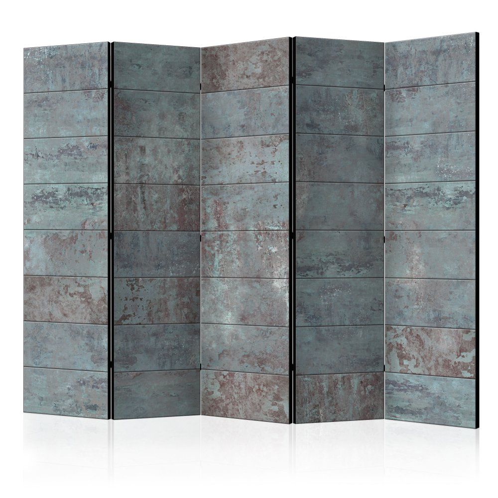Paraván Turquoise Concrete Dekorhome 225x172 cm (5-dielny) - dekorhome.sk