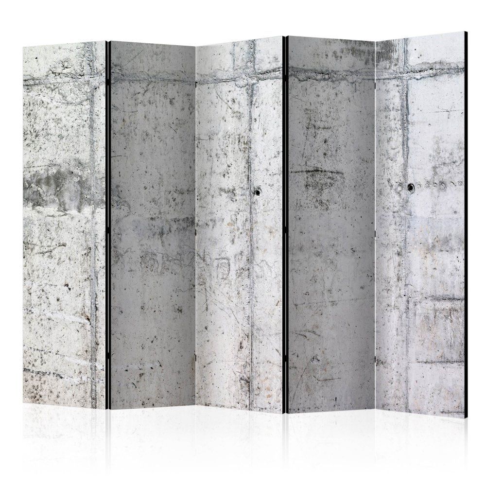 Paraván Concrete Wall Dekorhome 225x172 cm (5-dielny) - dekorhome.sk