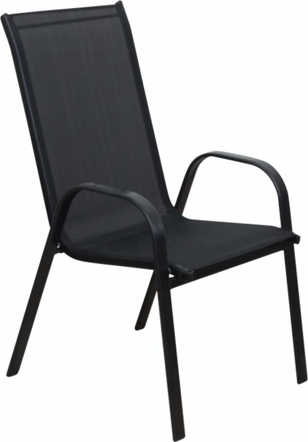 Záhradná stolička XT1012C (ZWC-2429) ROJAPLAST Čierna - dekorhome.sk