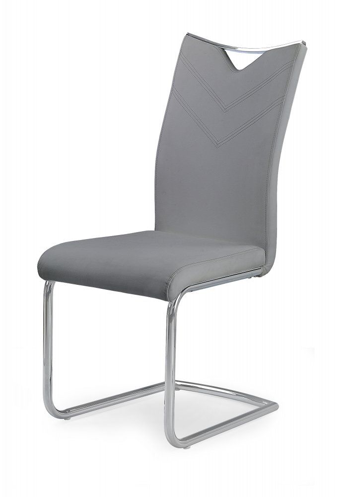 Jedálenská stolička K224 Halmar Sivá - dekorhome.sk
