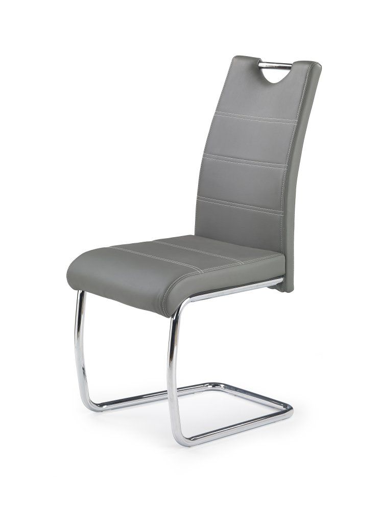Jedálenská stolička K211 Halmar Sivá - dekorhome.sk