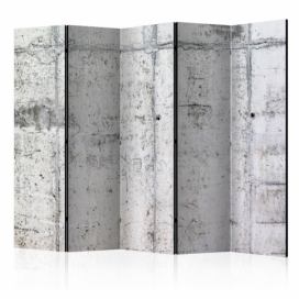 Paraván Concrete Wall Dekorhome 225x172 cm (5-dielny)