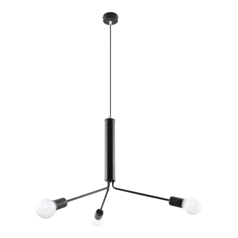 Čierne stropné svietidlo Nice Lamps Donato 3D - Bonami.sk