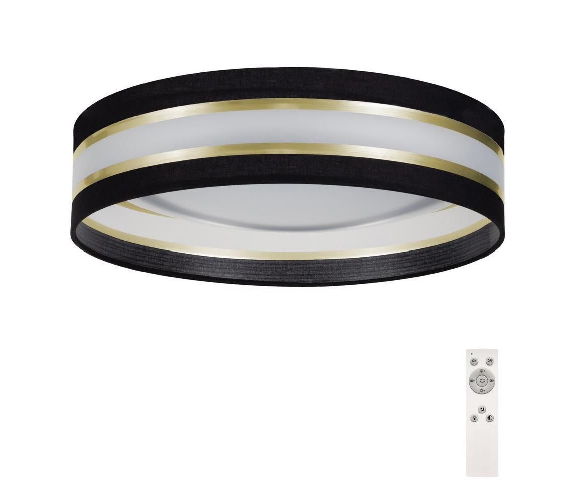  LED Stmievateľné stropné svietidlo SMART CORAL GOLD LED/24W/230V čierna/zlatá + DO  - Svet-svietidiel.sk
