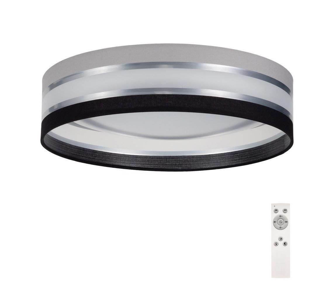  LED Stmievateľné stropné svietidlo SMART CORAL LED/24W/230V čierna/šedá + DO  - Svet-svietidiel.sk