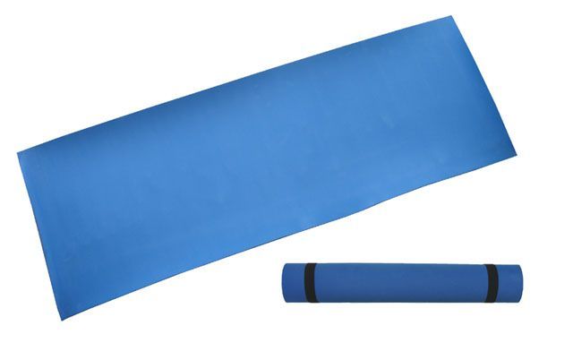 Gymnastická podložka 173 x 61 x 0,4 cm, modrá - Kokiskashop.sk