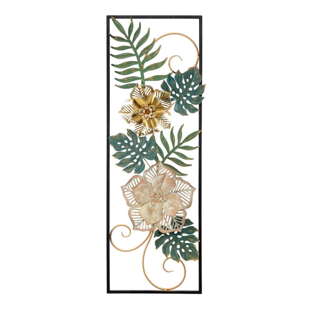Kovová závesná dekorácia so vzorom kvetín Mauro Ferretti Campur -A-, 31 x 90 cm - Bonami.sk