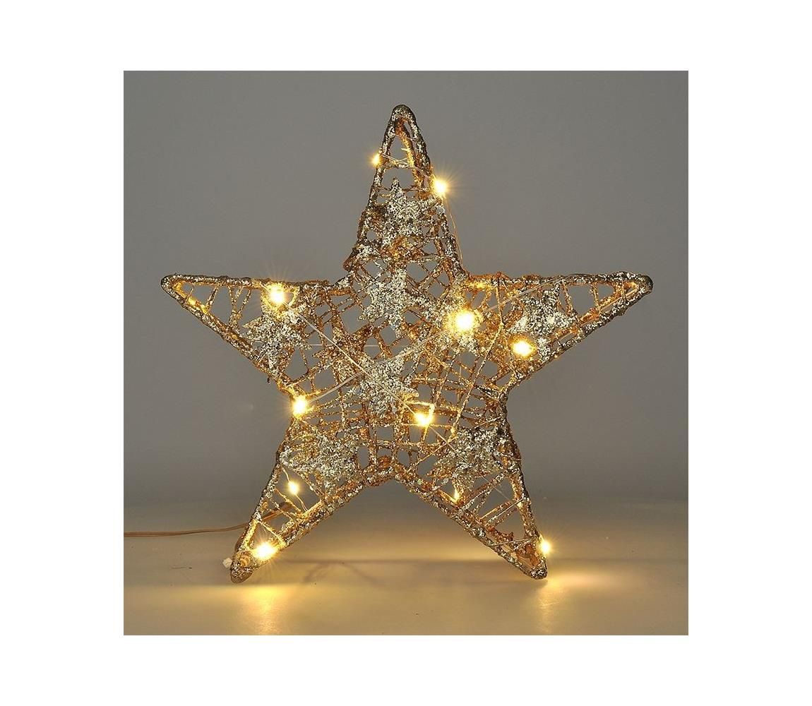   1V240 - LED Vianočná dekorácia 14xLED/2xAA hviezda  - Svet-svietidiel.sk
