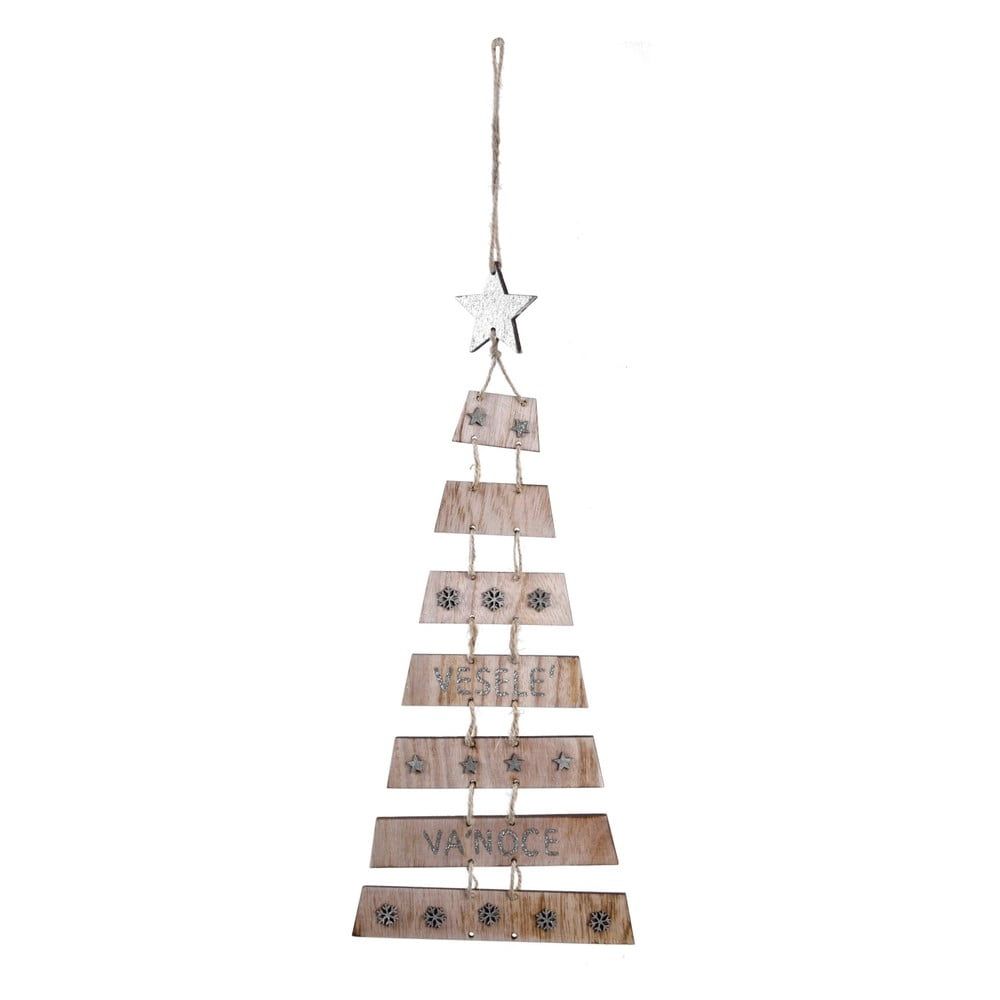 Závesná vianočná dekorácia v tvare stromčeka s hviezdou Ego dekor - Bonami.sk