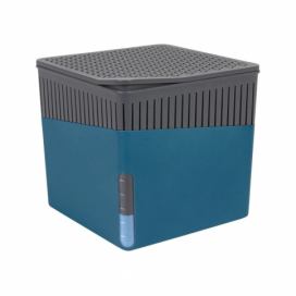 Modrý odvlhčovač vzduchu Wenko Cube, 500 g