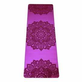 Ružová podložka na jogu Yoga Design Lab Mandala Rose, 5 mm