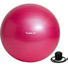 Gymnastická lopta MOVIT s pumpou - 85 cm - ružová
