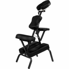 MOVIT 1326 Masážna stolička skladacia čierna 8,5 kg